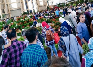 اتمام کار نمایشگاه گل و گیاه در تهران