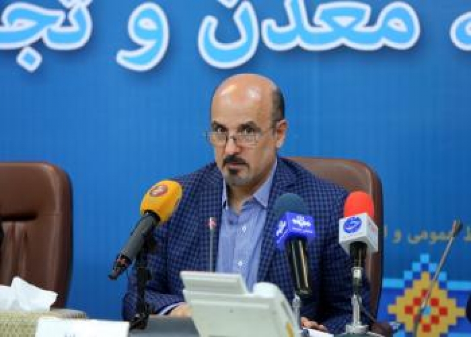 صادقی معاون وزیر صنعت، معدن و تجارت در مراسم رونمایی از سامانه شناسه کالا