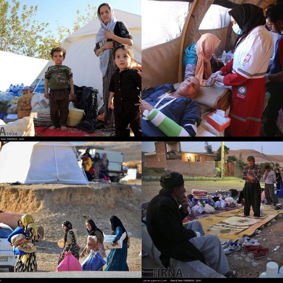 شتاب گیری در امدادرسانی/ 436 کشته و9388 مصدوم در مناطق زلزله زده